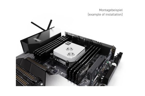 Alphacool Core 1 suorittimen jäähdytin - Valkoinen