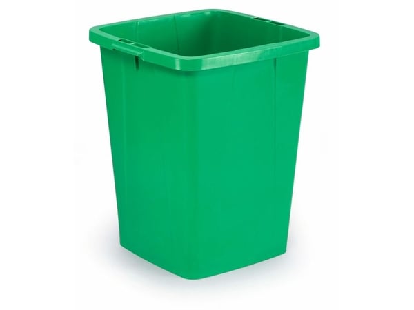 Affaldsspand Durable Durabin 90 ltr. grøn firkantet