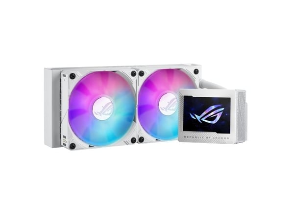 ASUS ROG RYUJIN III 240 ARGB - White Edition - væskekjølesystem for prosessor - Radiatorstørrelse: 240 mm - (for: LGA1700, LGA1200, LGA115x Socket,...