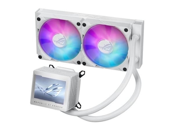 ASUS ROG RYUJIN III 240 ARGB - White Edition - væskekjølesystem for prosessor - Radiatorstørrelse: 240 mm - (for: LGA1700, LGA1200, LGA115x Socket,...