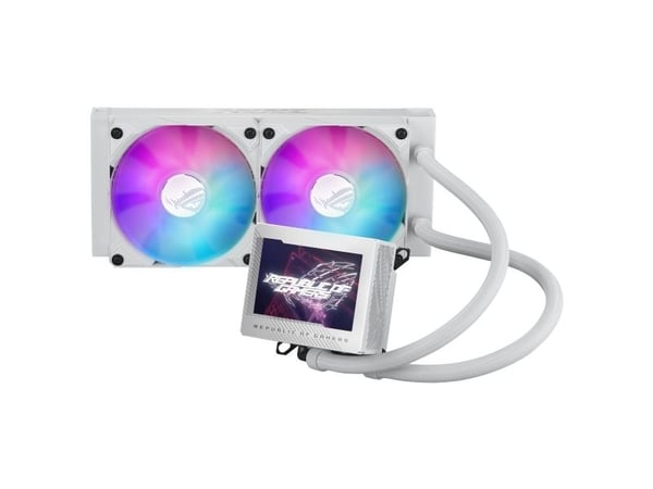 ASUS ROG RYUJIN III 240 ARGB - White Edition - væskekjølesystem for prosessor - Radiatorstørrelse: 240 mm - (for: LGA1700, LGA1200, LGA115x Socket,...