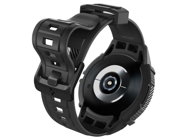 Spigen Rugged Armor Pro - Håndleddsbag for smartarmåndsur - robust - termoplast-polyuretan (TPU) - svart - for Samsung Galaxy Watch6