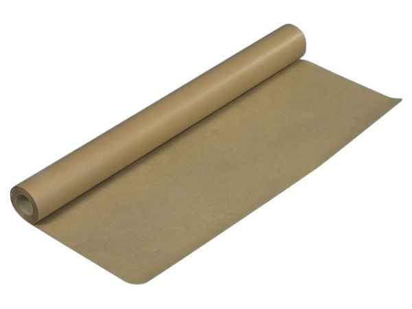 Paraffinert kraftpapir 40+14g brun 1x100m