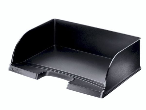 Esselte-Leitz LEITZ brevbrett Plus Jumbo, DIN A4 liggende, svart laget av polystyren, ekstra bredde, vertikalt og med brevbrett - 1 stk (5219-00-95)