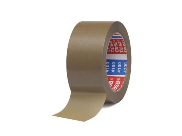 Tesapack 4100 - Pakketape - 50 mm x 66 m - PVC-film - gemse
