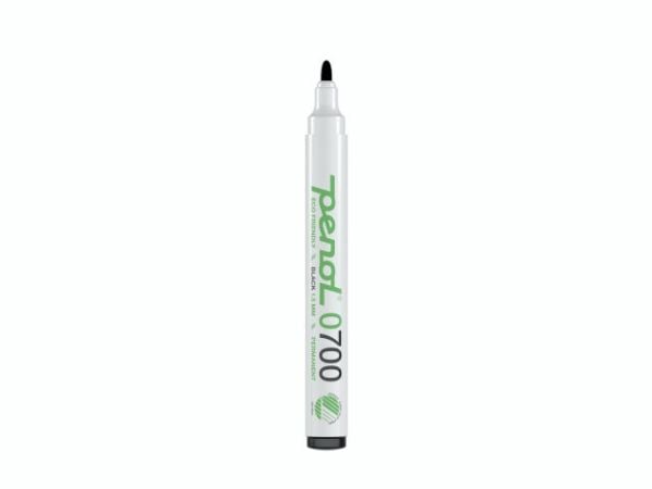 Permanentmarkerare Penol 0700, 1,5 mm, svart, förpackning om 10 st