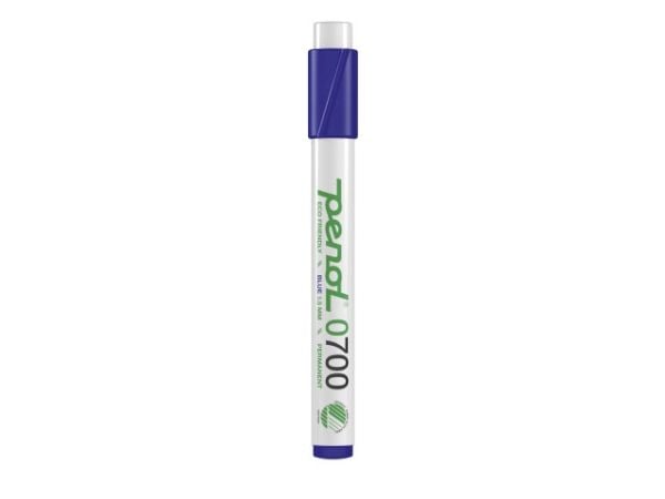 Permanent marker, Penol 0700, 1,5 mm, blå, pakke a 10 stk