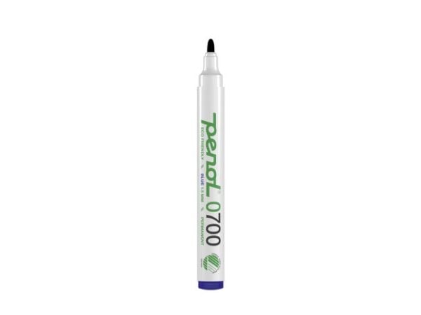 Permanent marker, Penol 0700, 1,5 mm, blå, pakke a 10 stk