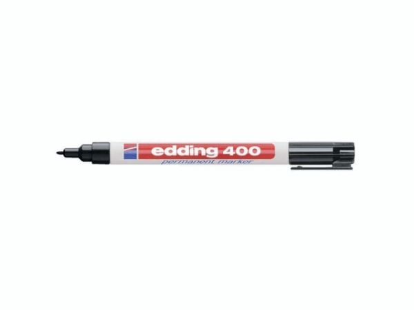 edding 400 - Markør - permanent - sortering - 1 mm