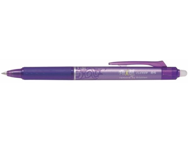 Rollerpen, Pilot FriXion Clicker RT, 0,5 mm, lilla, pakke a 12 stk