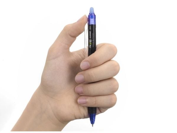 Pilot FriXion Point Clicker, Sisäänvedettävä geelikynä, Punainen, Musta, Punainen, Hienojakoinen, 0,25 mm, 0,5 mm