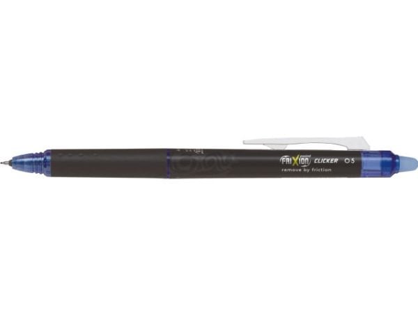 Rollerpen, Pilot FriXion Point Clicker, 0,5 mm, blå, pakke a 12 stk