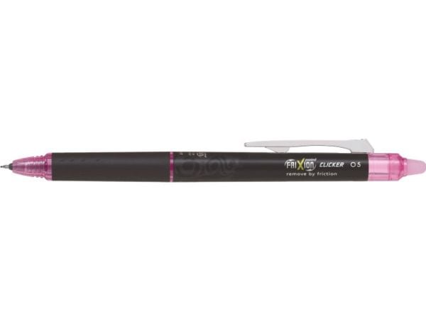 Rollerpen, Pilot FriXion Point Clicker, 0,5 mm, pink, pakke a 12 stk