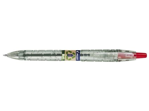 Kuglepen Pilot Ecoball, 1 mm, rød