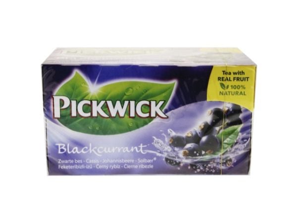 Te Sort Pickwick Blackcurrant 20 breve Rainforest Alliance Blåbær,20 stk/bk - (20 stk.)