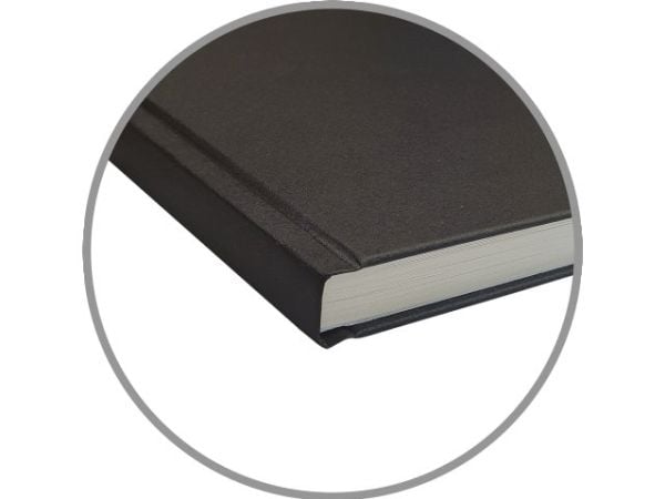 Oxford 400152622, Monokromatiskt, Svart, A5, 48 ark, 100 g/m ^, Inbunden