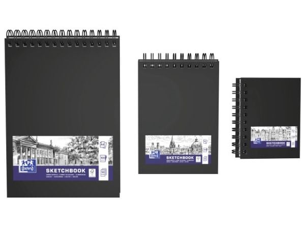 SKETCHBK OXFART TW A6 80S 100G svart
