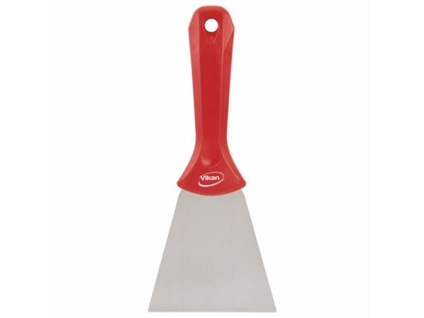 Handskrapare Vikan 23,5x2,2 cm röd PP/rostfritt stål