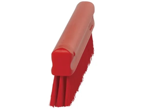 Skurborste Vikan 30x3,1x10 cm röd polyester/PP/rostfritt stål