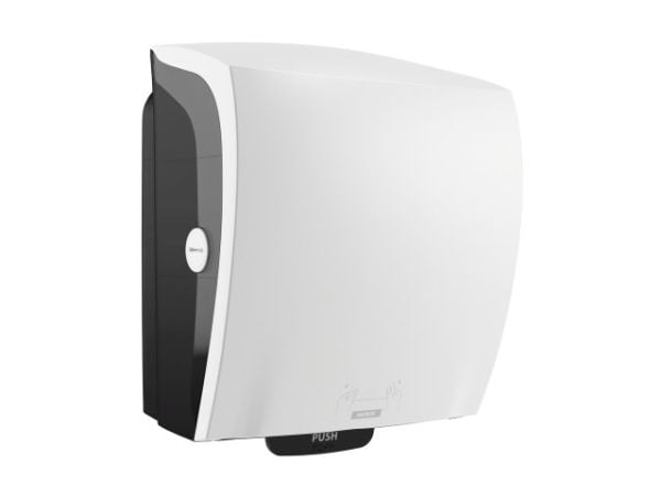 Dispenser Katrin Håndklæderulle XL L21.6xB32.2xH39.7cm ABS Hvid,1 stk/krt
