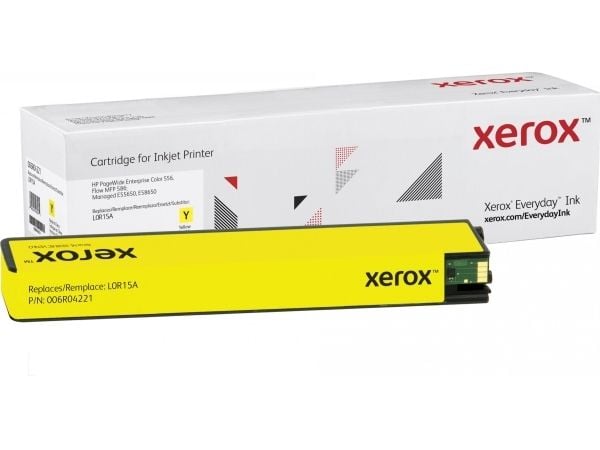 Everyday Suuri kapasiteetti Keltainen PageWide-kasetti Xeroxilta, HP L0R15A -yhteensopiva, 16000 sivua (006R04221), 16000 sivua, Keltainen, 1 kpl