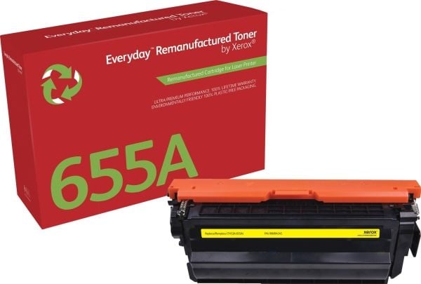 Everyday Remanufactured Toner replaces H, 10500 sivua, 10500 sivua, Keltainen, 1 kpl