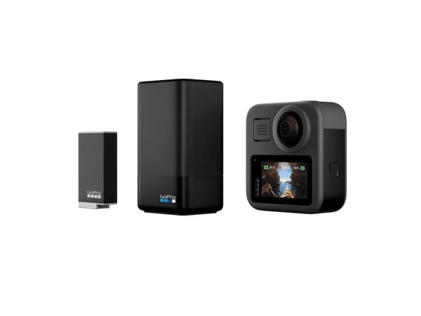 GoPro MAX - Dobbel batterilader + Enduro-batteri