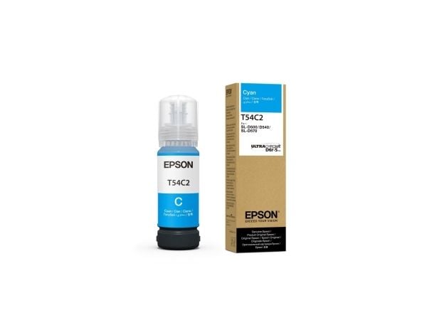Epson T54C - Cyan - original - box - påfyllnadsbläck - för SURELAB D570 Professional Minilab, SL-D500