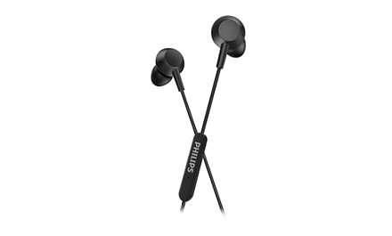 Philips TAE5008BK - Ørepropper med mikrofon - i øret - kablet - USB-C - svart