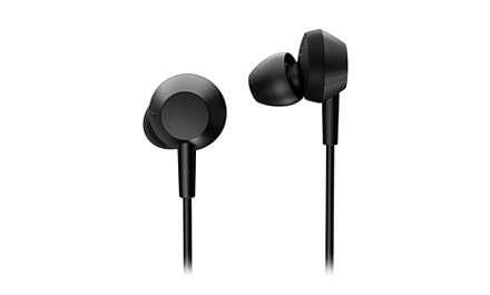 Philips TAE5008BK - Ørepropper med mikrofon - i øret - kablet - USB-C - svart