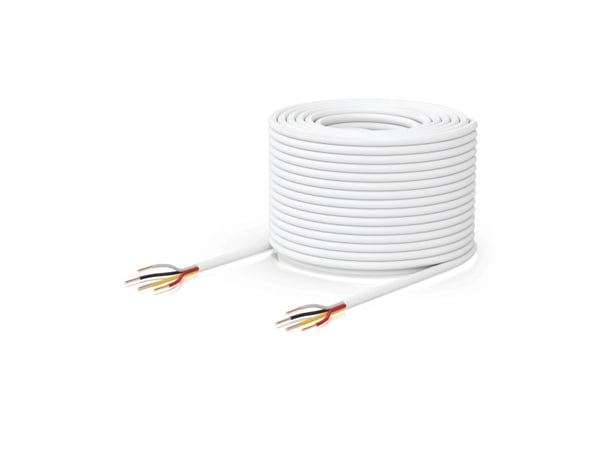 Ubiquiti - Bulkkabel - 36 V - 152.4 m - plenum, massiva ledare - vit
