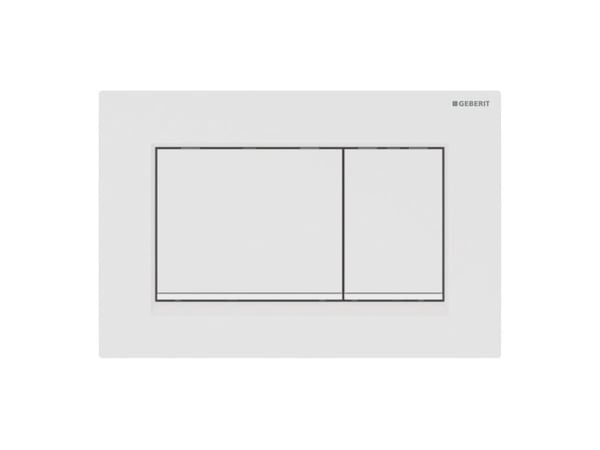 Geberit 115.883.01.1, Skylleplate, Hvit, Geberit, 246 mm, 12 mm, 164 mm