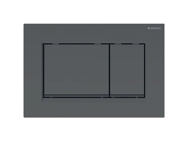 Geberit 115.883.16.1, Skylleplate, Sort, Rød, Geberit, 246 mm, 12 mm, 164 mm