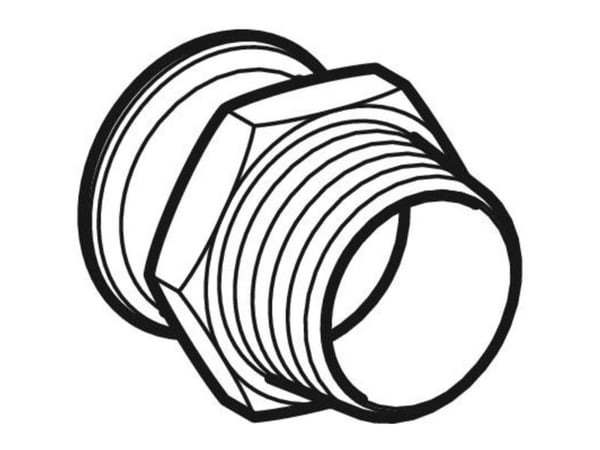 18 mm x 3/4" Övergång CU-hylsa/nippel Mapress