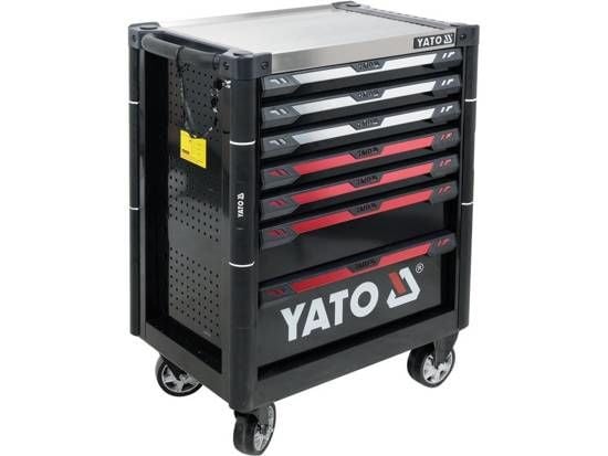 YATO SERVICESKAP 7 SKUFFER + 157 VERKTØY