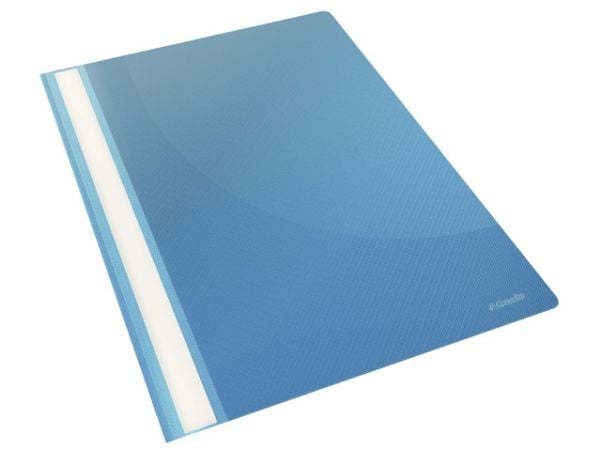 Esselte - Rapportfil - for A4 (210 x 297 mm) - kapasitet: 160 ark - lys blå