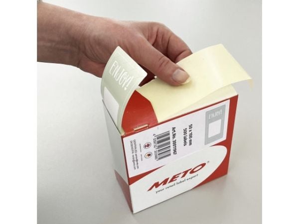 MetoClosure forseglingsetiketter Enjoy!, 50×100 mm