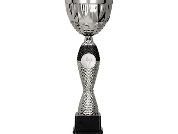 Victoria Sport pokal i metall sølv/svart