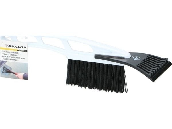 Dunlop isskrape skrape/børste 2-i-1 31 cm hvit