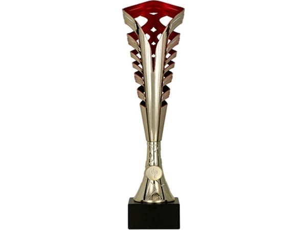 Victoria Sport plastpokal gull-rød