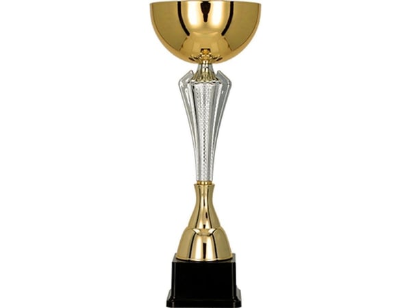 Victoria Sport pokal i metall gull-sølv