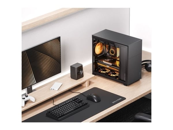 Jonsbo D41 STD - - sidepanel med vindu - USB/lyd