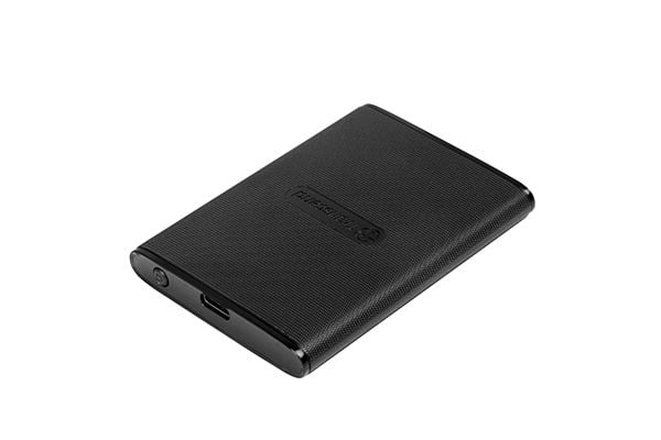 Transcend ESD270C - SSD - 2 TB - ekstern (bærbar) - USB 3.1 Gen 2 (USB-C kontakt) - 256-bit AES - svart