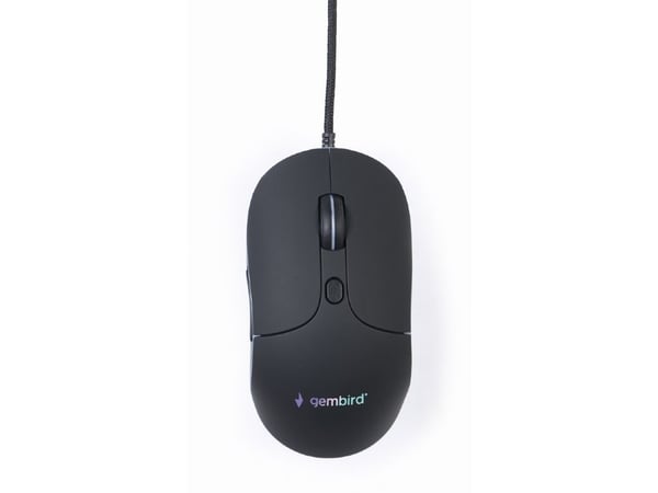 Gembird MUS-UL-02, Molempikätinen, USB A-tyyppi, 2400 DPI, Musta