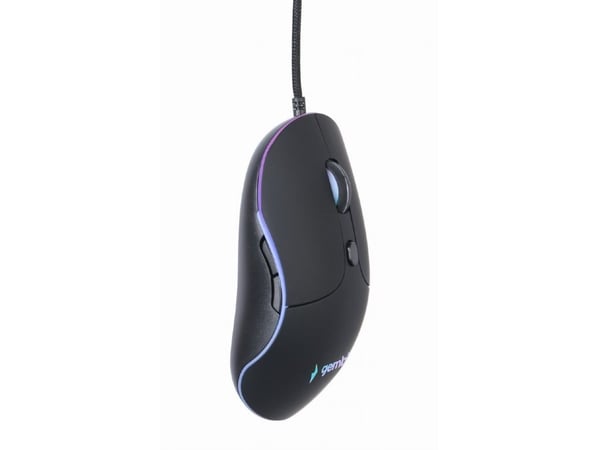 Gembird MUS-UL-02, Molempikätinen, USB A-tyyppi, 2400 DPI, Musta
