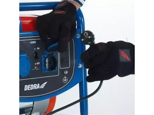 DEDRA DEGB2510, 2000 W, 230 V, 15 l, Bensin, Manuell, 50 Hz