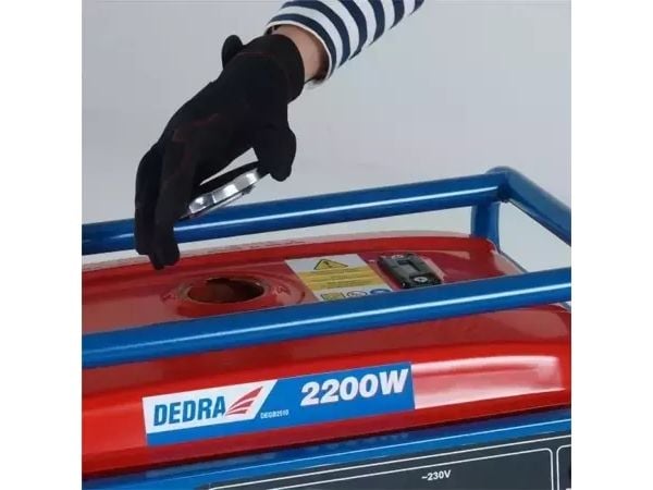 DEDRA DEGB2510, 2000 W, 230 V, 15 l, Bensin, Manuell, 50 Hz