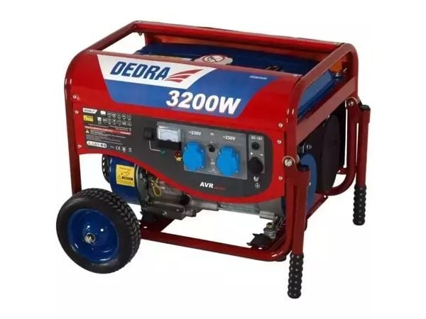 Dedra Power generator 2,8kW AVR 2x220V 1x12V 8,3A (DEGB3600K) Dedra Power generator 2,8kW AVR 2x220V 1x12V 8,3A (DEGB3600K)