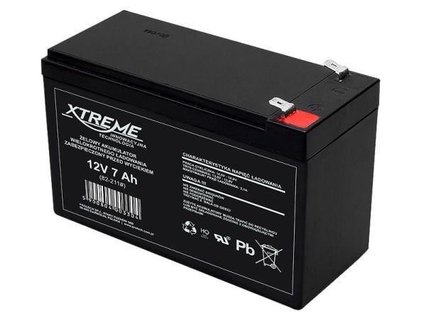 BLOW 82-211 XTREME Oppladbart batteri 12V 7,0Ah