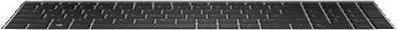 HP - Erstatningstastatur for bærbar PC - med ClickPad